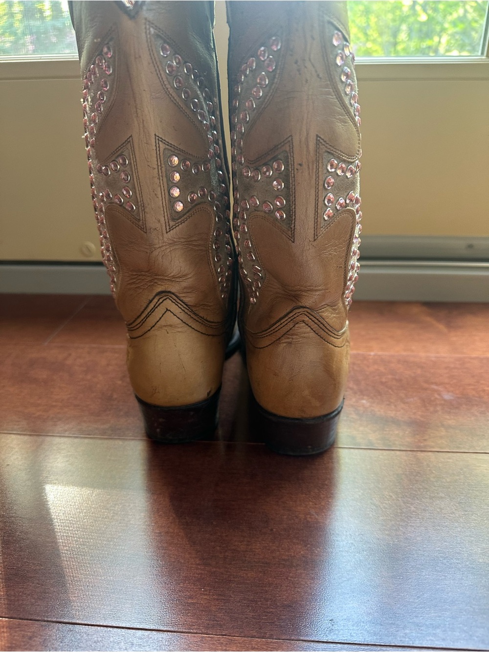 FRYE Rhinestone Western Cowboy Boots - Picture 7 of 7